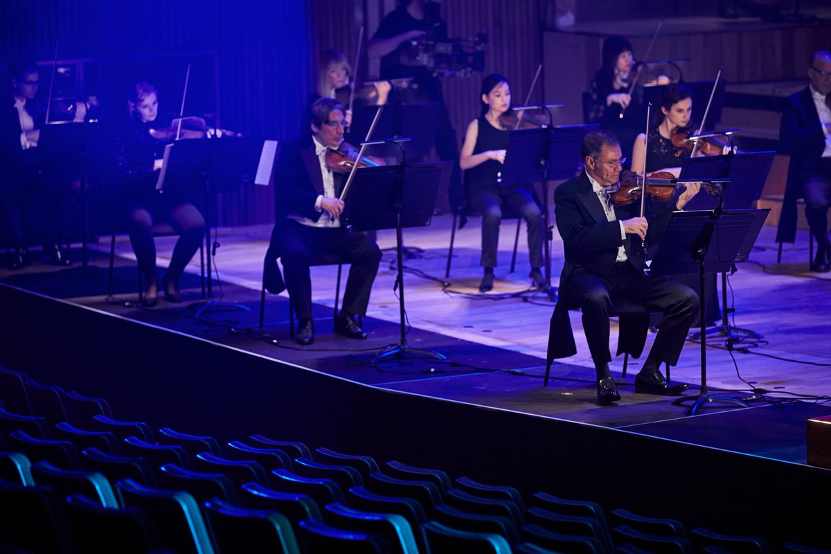 LPO strings performing on stage 