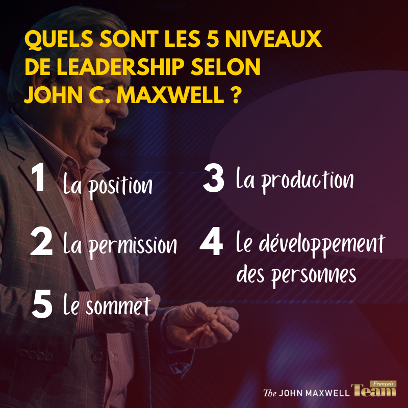 MLCT_FR's tweet photo. #Infographie : Quels sont les 5 niveaux de leadership selon John C. Maxwell ? 
1️⃣ La position
2️⃣ La permission
3️⃣ La production
4️⃣ Le développement des personnes
5️⃣ Le sommet

Devenez un leader transformationnel : https://t.co/XzcpO44cSI

#JMTF  #certification #jmtfrancais #DNA https://t.co/x30gZLA813
