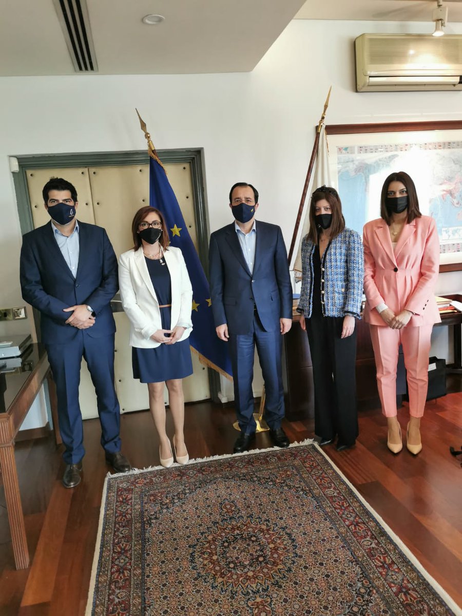 JCICyprus (@cyprusjci) on Twitter photo Αντιπροσωπία του«European Presidents Meeting»του JCI Cyprus συναντήθηκε σήμερα με τον Υπουργό Εξωτερικών κ.Νίκο Χριστοδουλίδη<a href="/Christodulides/">NikosChristodoulides</a> με αφορμή την προγραμματιζόμενη διοργάνωση του θεσμού που θα πραγματοποιηθεί στην Κύπρο τον Φεβρουάριο του2022
<a href="/IreneGeorgalla/">Irene Georgalla</a>
<a href="/andrie_pro/">Andri Prodromou</a> Αντιπροσωπία του«European Presidents Meeting»του JCI Cyprus συναντήθηκε σήμερα με τον Υπουργό Εξωτερικών κ.Νίκο Χριστοδουλίδη<a href="/Christodulides/">NikosChristodoulides</a> με αφορμή την προγραμματιζόμενη διοργάνωση του θεσμού που θα πραγματοποιηθεί στην Κύπρο τον Φεβρουάριο του2022
<a href="/IreneGeorgalla/">Irene Georgalla</a>
<a href="/andrie_pro/">Andri Prodromou</a>