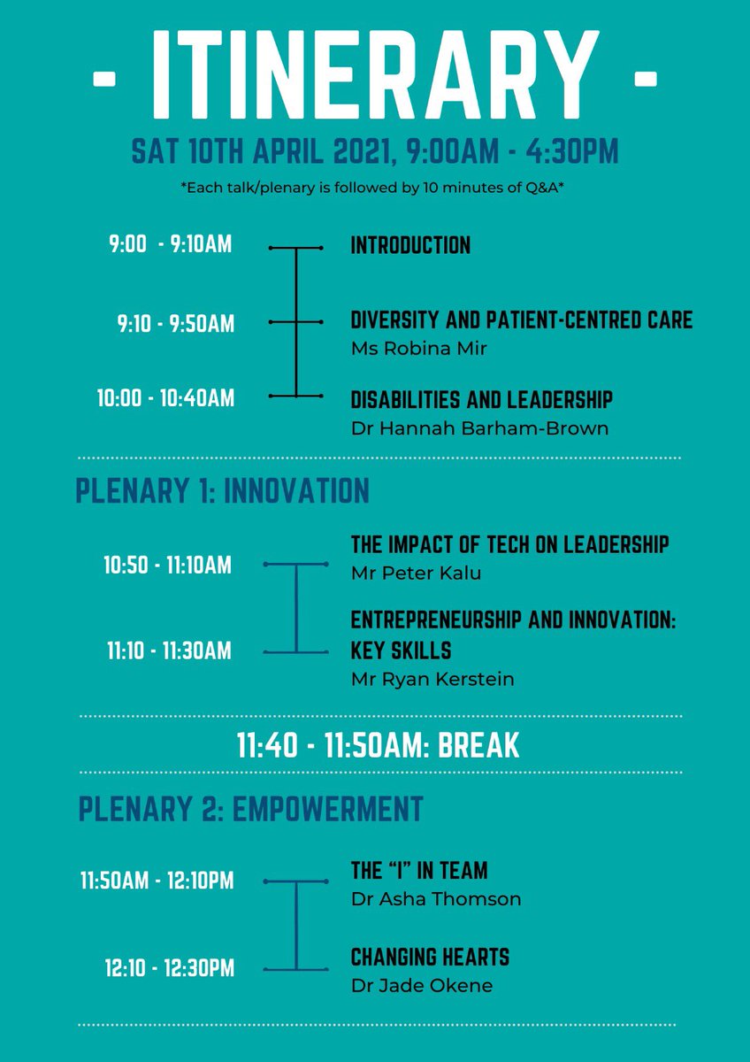 HIT_Leeds's tweet photo. Less than 3 days to go! Take a look at our itinerary and see the eclectic mix of speakers and session leaders we have - this is an event which will diversify your skill set and teach you a whole host of new things about leadership! GET YOUR TICKET: https://t.co/mBJjc2WEel 🙌🏻🙌🏻 https://t.co/Wn9fw3wAij