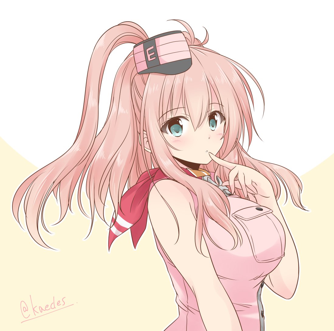 艦これ「「桃サラ」
#艦これ版深夜の真剣お絵描き60分一本勝負
#艦これ版真剣お絵描き6」|静奈かえで@C101新刊委託中＆FANBOX始めました！のイラスト