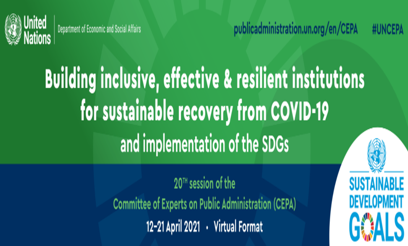 LouisMeuleman's tweet photo. Join the 12-21 April 2021 annual session of #UNCEPA, on its 2021 HLPF input; institutions & VNRs; COVID-19 challenges; governance principles; public procurement; conflict-affected countries. Papers online & live webcast in 6 languages #SDGs #UNDESA #UNPAN https://t.co/uzs5QddPK6 https://t.co/zzUimj4XDV