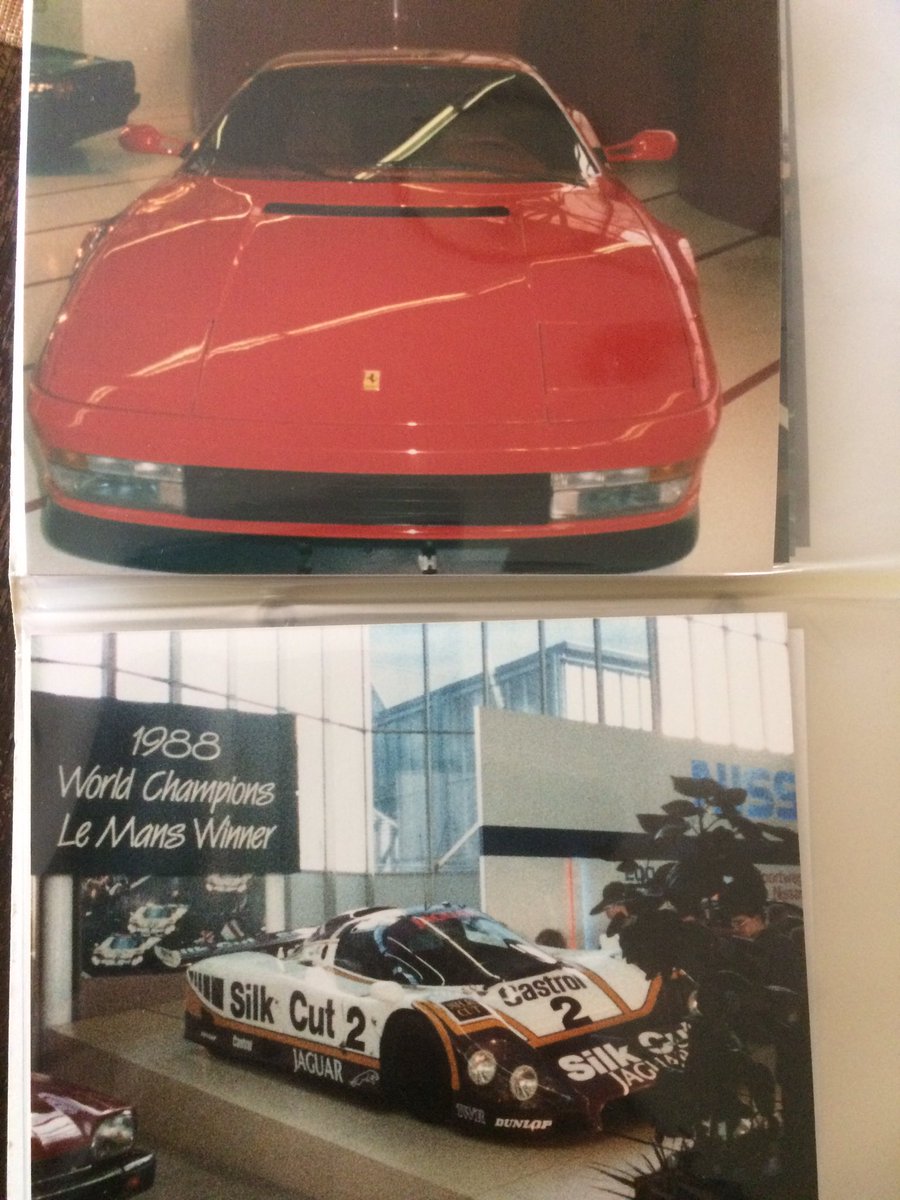 PieterBotman's tweet photo. Tijdens opruimen vind ik zelf genomen (behoorlijke slechte kwaliteit oké) foto’s van de #AutoRAI in 1987. De Testarossa sloeg destijds in als een bom. #Ferrari #Maserati #Jaguar https://t.co/Qx922LXZiL