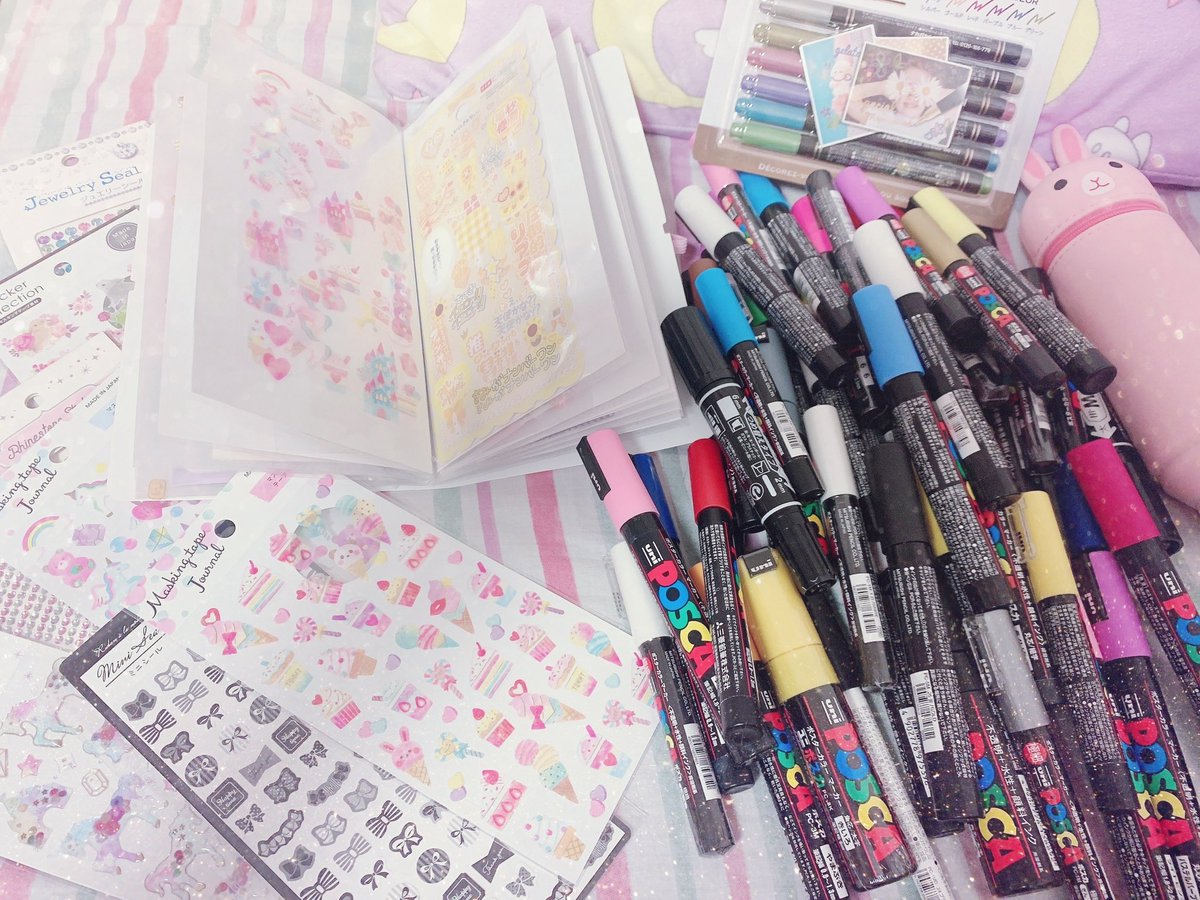 城崎ひまり 藍色アステリズム デコチェキに本気の人 シール帳パンパンになった ポスカ何色あるか分からないくらい集めた 全部自前だよ T Co Vkskavbv