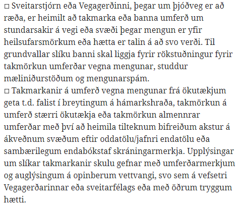 HallveigUJR's tweet photo. Í gær var styrkur svifryks á höfuðborgarsvæðinu tvöfalt meiri en heilsuverndarmörk. 

Það er ólíðandi að á góðviðrisdögum geti fólk ekki notið útivistar. Við hvetjum @reykjavik og @Vegagerdin til að takmarka umferð þegar dagar verða fyrirsjáanlega „gráir“. https://t.co/1IxzsiHx0W