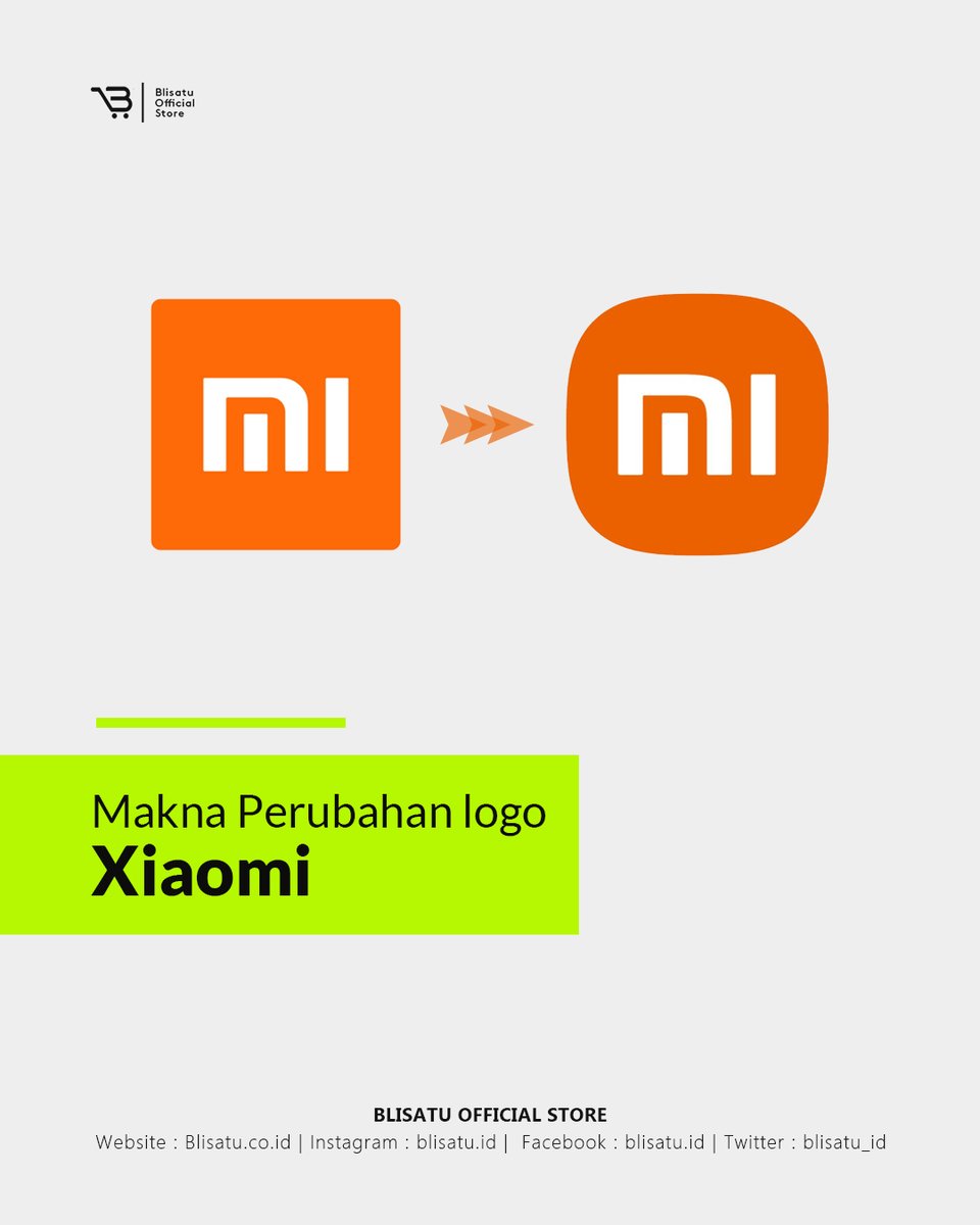 blisatu_id's tweet photo. Xiaomi meluncurkan logo terbaru mereka. Mesikipun tidak terlalu nampak berubah, CEO dan sang desainer menyebut bahwa perubahan berdampak terhadap internah perusahaan.⁣
⁣
Cek filosofi logo baru Xiaomi di Instagram⁣
https://t.co/UuwZQffCsE⁣
⁣⁣
#Xiaomi #Xiaomiindonesia https://t.co/eAlrLEcI1K