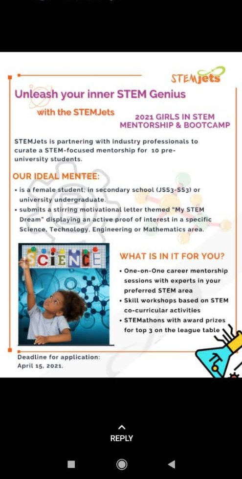 Stemjets So We Are Counting Down Already You Have 8days Left To Be A Part Of This Golden Opportunity Click T Co Jfeyr0c7tf Now And Be Glad You Did Stemeducation Steminist Stemjunior