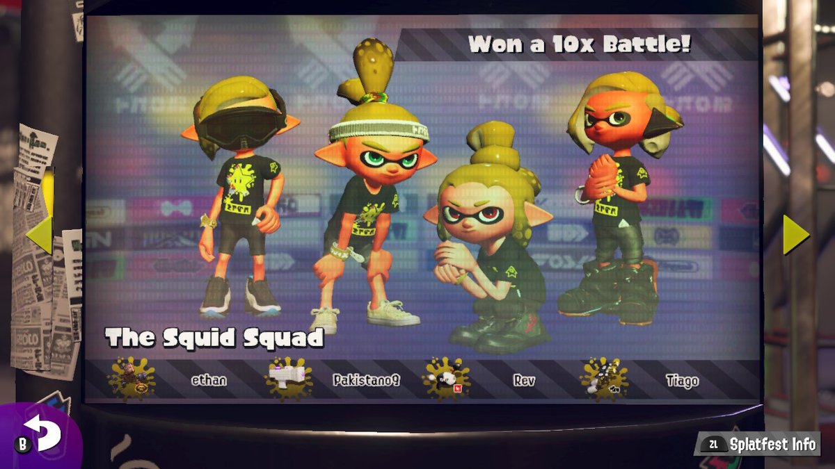 SelmiDoesStuff's tweet photo. Throw back to my first time playing Splatoon on @RevTheReal 's account, rev is his inkling (but I was playing) #Splatoon2 #NintendoSwitch https://t.co/Fujm5hRh9y