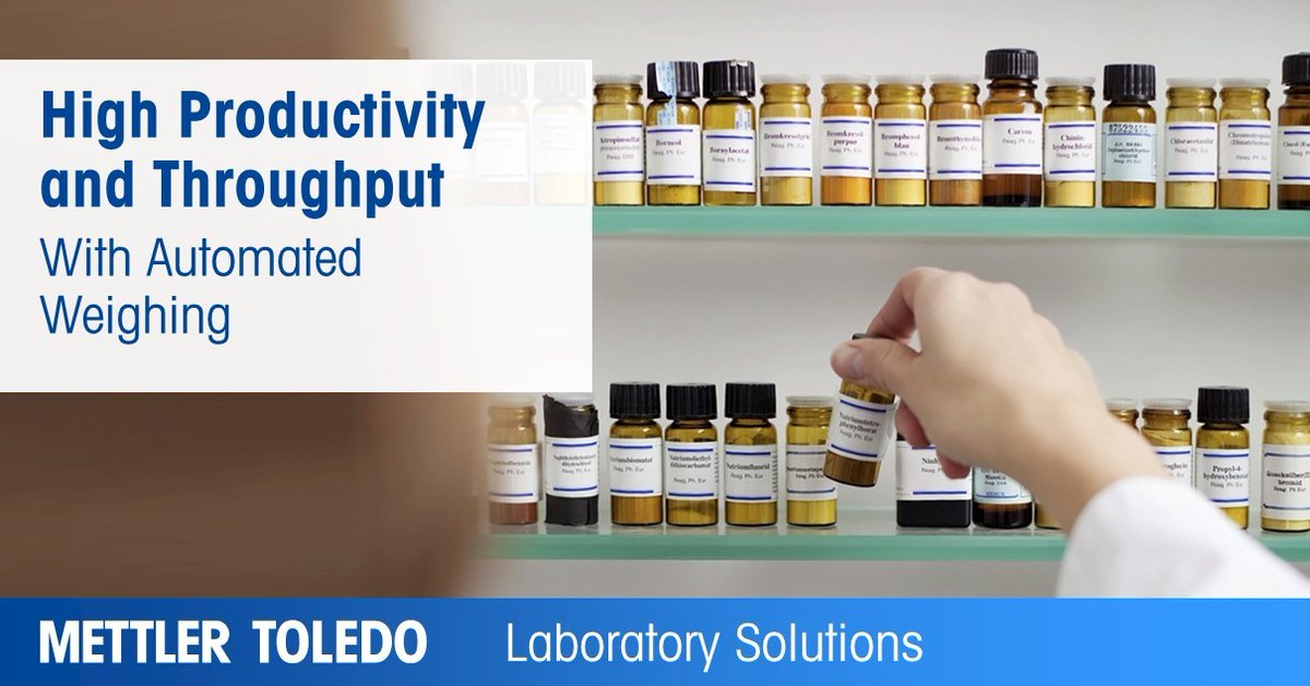 mettlertoledo's tweet photo. #AutomatedWeighing | Did you ever ask yourself how to increase productivity &amp; reduce costs of your bottling and filling operations? We have an answer to that question! Read the free application note &amp; find out. #laboratory #labautomation #automaticbalance  https://t.co/ZHf3GSk3f4 https://t.co/YI4WwyZEJW