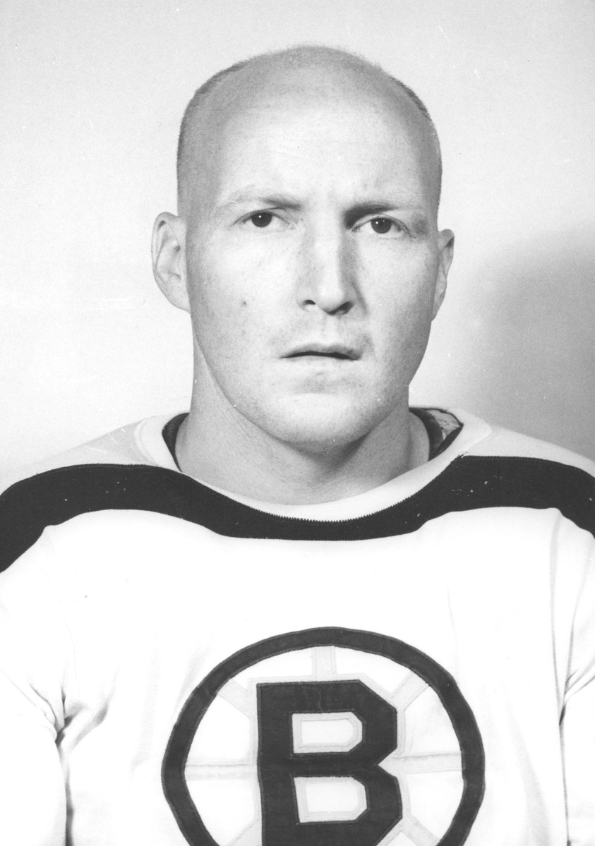 hockey_vintage's tweet photo. ON THIS DAY in hockey history (April 7, 1931): The late defenseman Bob Armstrong was born in Toronto, Ontario. Armstrong played his entire 542-game NHL career for the @NHLBruins before his death in 1990 #VintageHockey #NHL #RIPBobArmstrong https://t.co/70tzmrbbWC