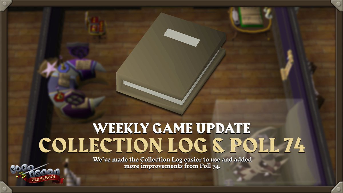 Old School Runescape We Ve Given The Collection Log A Makeover And Some Great New Features And There S More Changes Rolling In From Poll 74 There S Also An