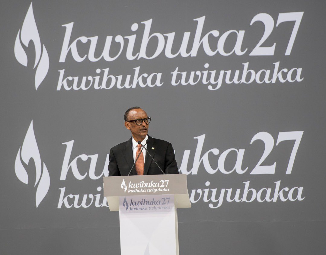 President Kagame: If deniers have no shame, why should I have fear.  #Kwibuka27