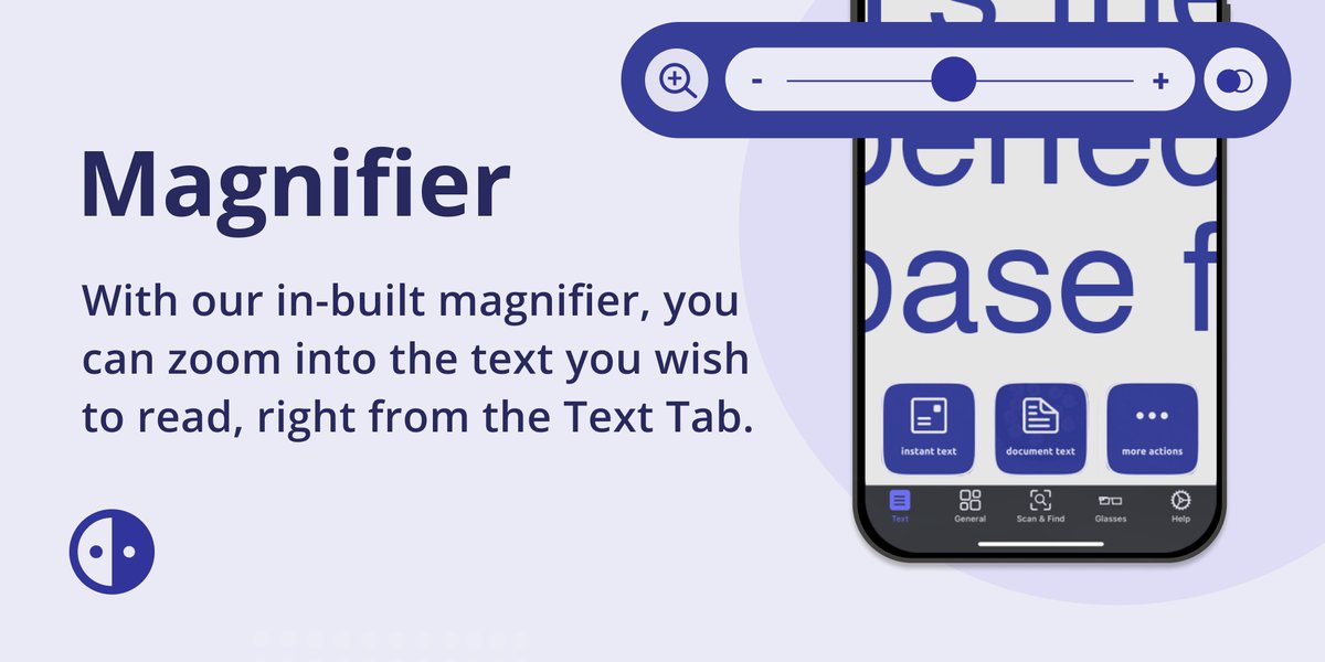 LetsEnvision's tweet photo. With our in-built magnifier, you can zoom into the text you wish to read, right from the Text Tab. https://t.co/GccjUrK5Hc #LetsEnvision #AppForTheBlind #a11y https://t.co/wDyrSRrD8K