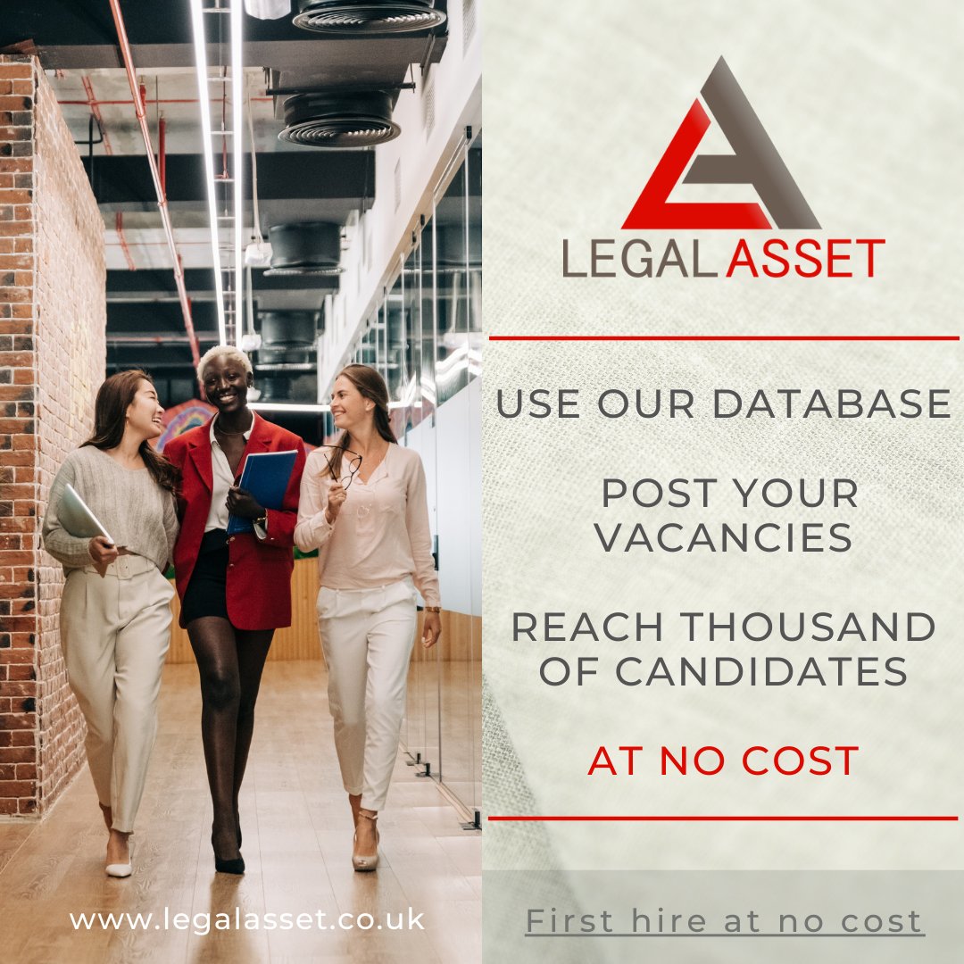 Use our platform to post vacancies and use our database to source fantastic legal candidates.

#law #solicitor #paralegal #legaljobs