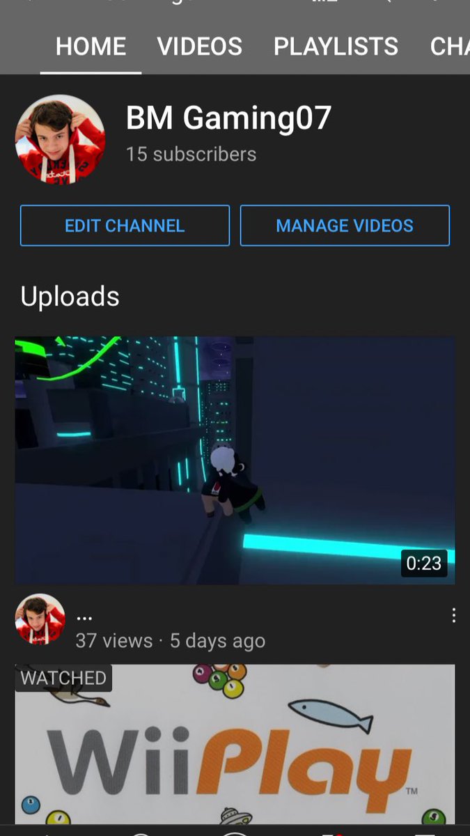 Ben54483270's tweet photo. Hello welcome to my Twitter account. This is my first tweet be sure to check out my YouTube channel called BM Gaming 07 https://t.co/tkQVI9e9MV
