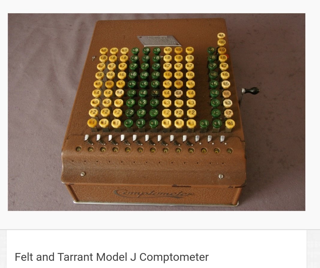 MWLFinance_Info's tweet photo. Day 7 #funfinancefacts
There is verifiable evidence that a comptometer was in use in another organisation, fairly recently. We didn't even know what one was, so here is a picture 😳
Can anyone beat that in terms old equipment that is still in use? Work or home...
#itworksfine https://t.co/YZxXoDG13Q