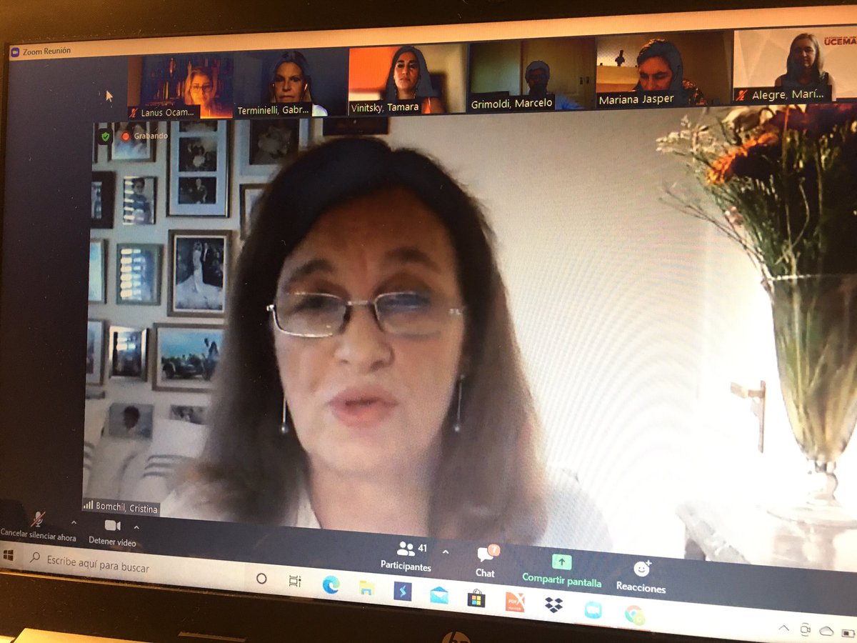 clanusocampo's tweet photo. Cristina Bomchil en #NextBoard @UCEMA_edu @WCDArgentina clase de inauguración cuales son las competencias de la mujer en el directorio. Que se busca en una directora? 🇦🇷👠 https://t.co/MGLKJUVLF6