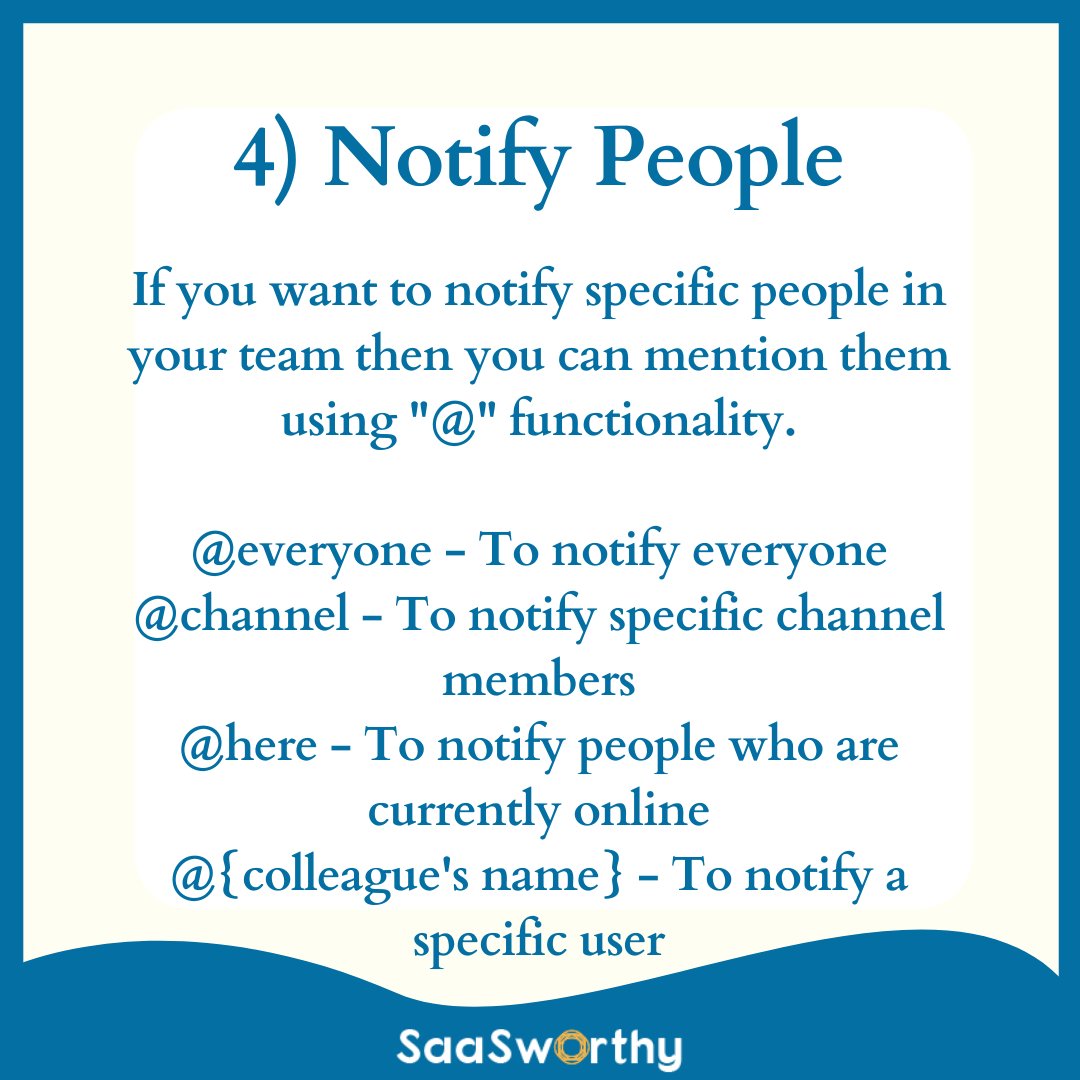 saasworthy's tweet photo. For this week’s #WisdomWednesdays, we bring you a list of some valuable tips and tricks for the super popular collaboration tool, Slack.
To know more, visit us https://t.co/pbohoF1TQB
#SaaSworthy
#slack #slackline #slacklines #tips #tip #tipoftheday #tipsandtricks #saas https://t.co/O33auamaPr