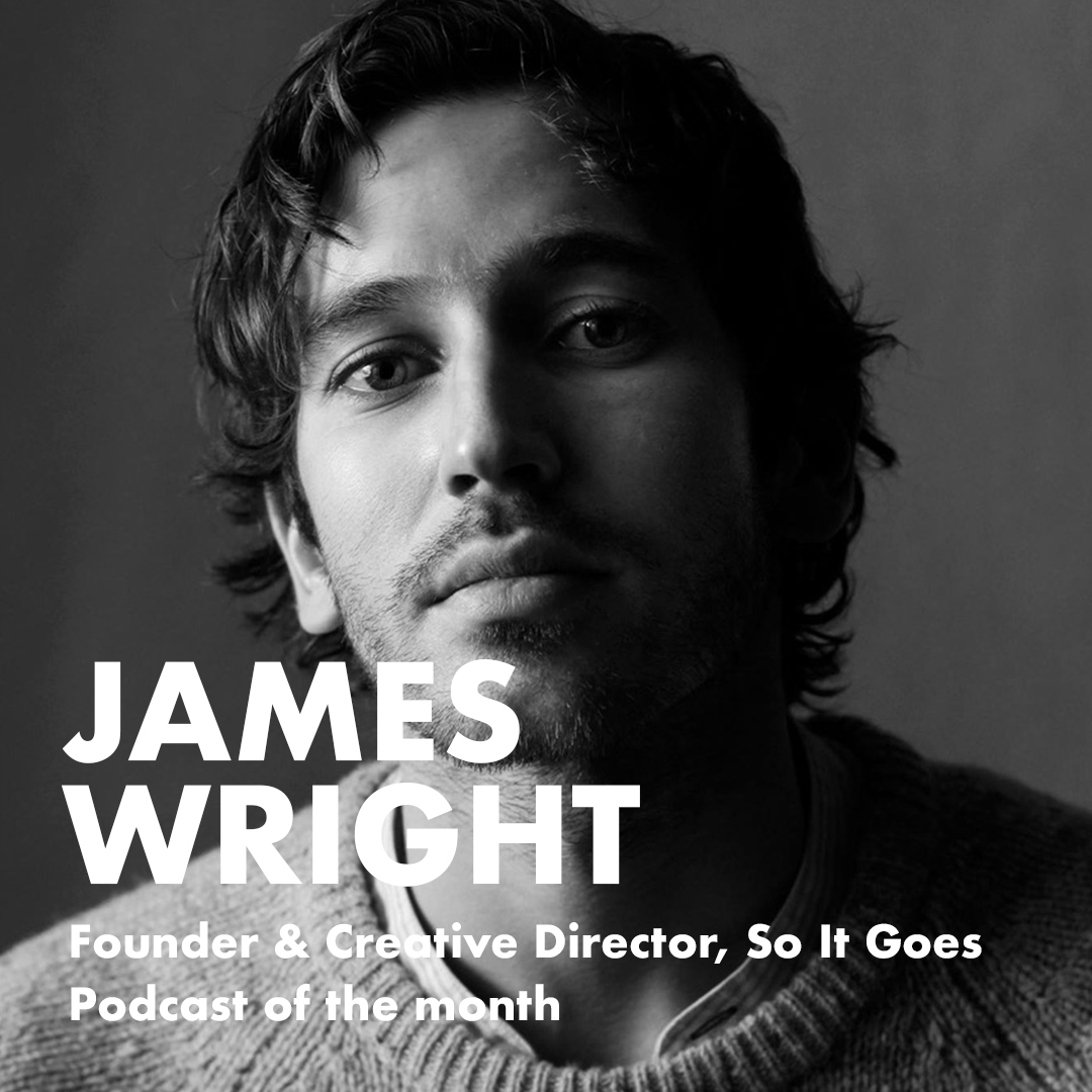 This time James Wright, founder and creative director of <a href="/soitgoesmag/">So It Goes Magazine</a> shares his choice of listening for our Podcast of the Month feature 👉 bit.ly/brdpodjw