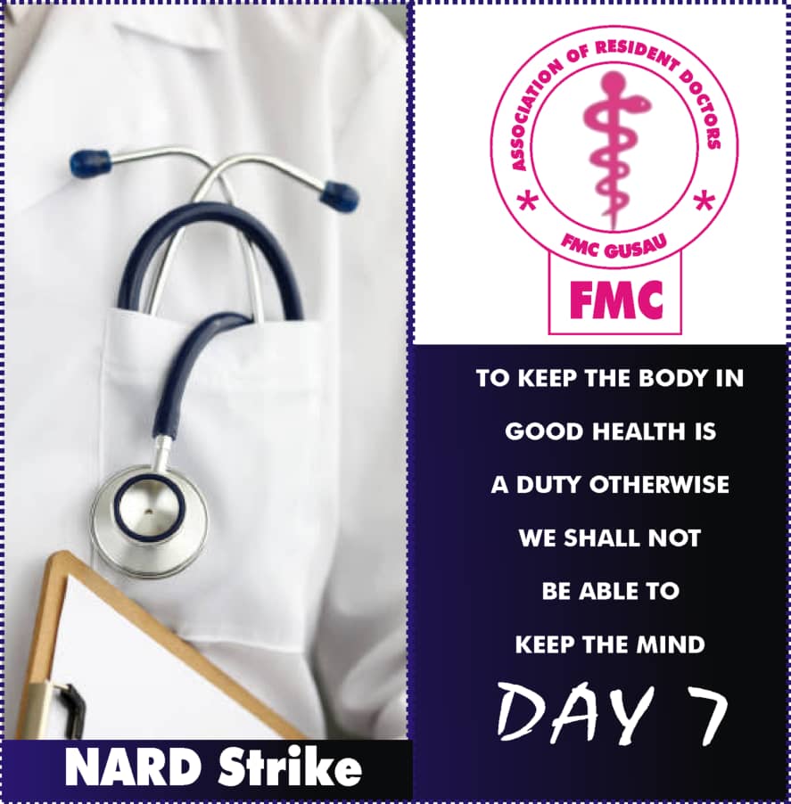 Doctors' lives matter too.
<a href="/nard_nigeria/">NARD</a>