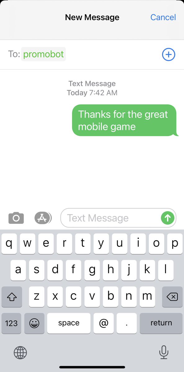 GetPromoBot's tweet image. SMS marketing is the next new thing but you can easily turn off consumers if you over due it so why not start the conversation with a free mobile game? Give it a try.
