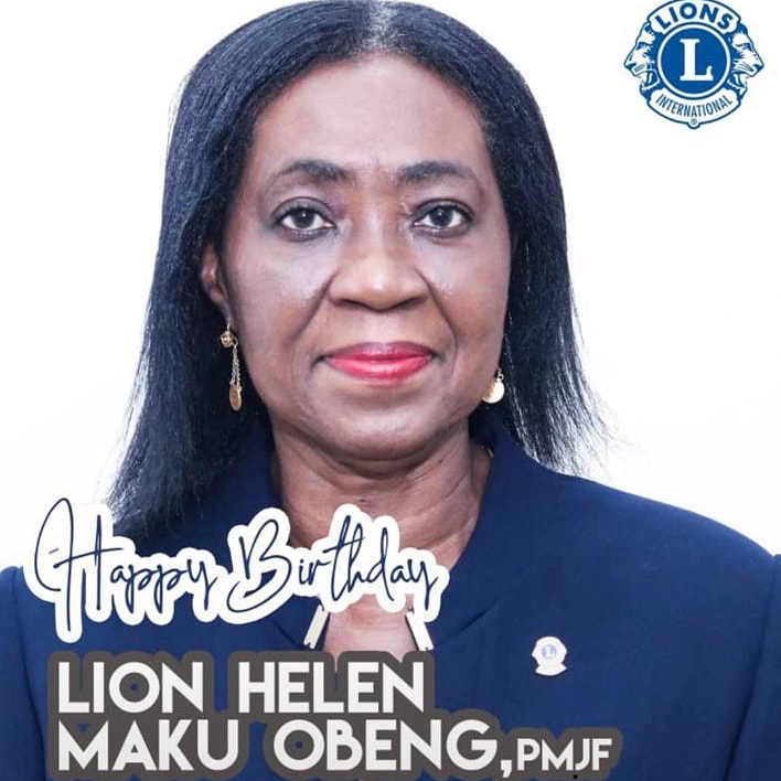 Happy birthday to our District Governor, Lion Helen Maku Obeng, PMJF. We wish you well on your big day.
#togetherweservebetter #Ichoosetochallenge 
#District418 #LionsClubsInternational