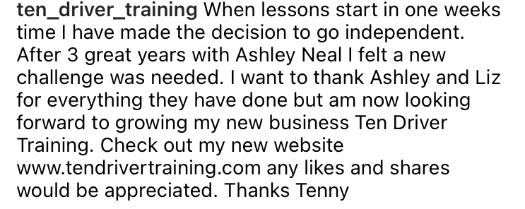 TEN Driver Training (@pa55ten) on Twitter photo 