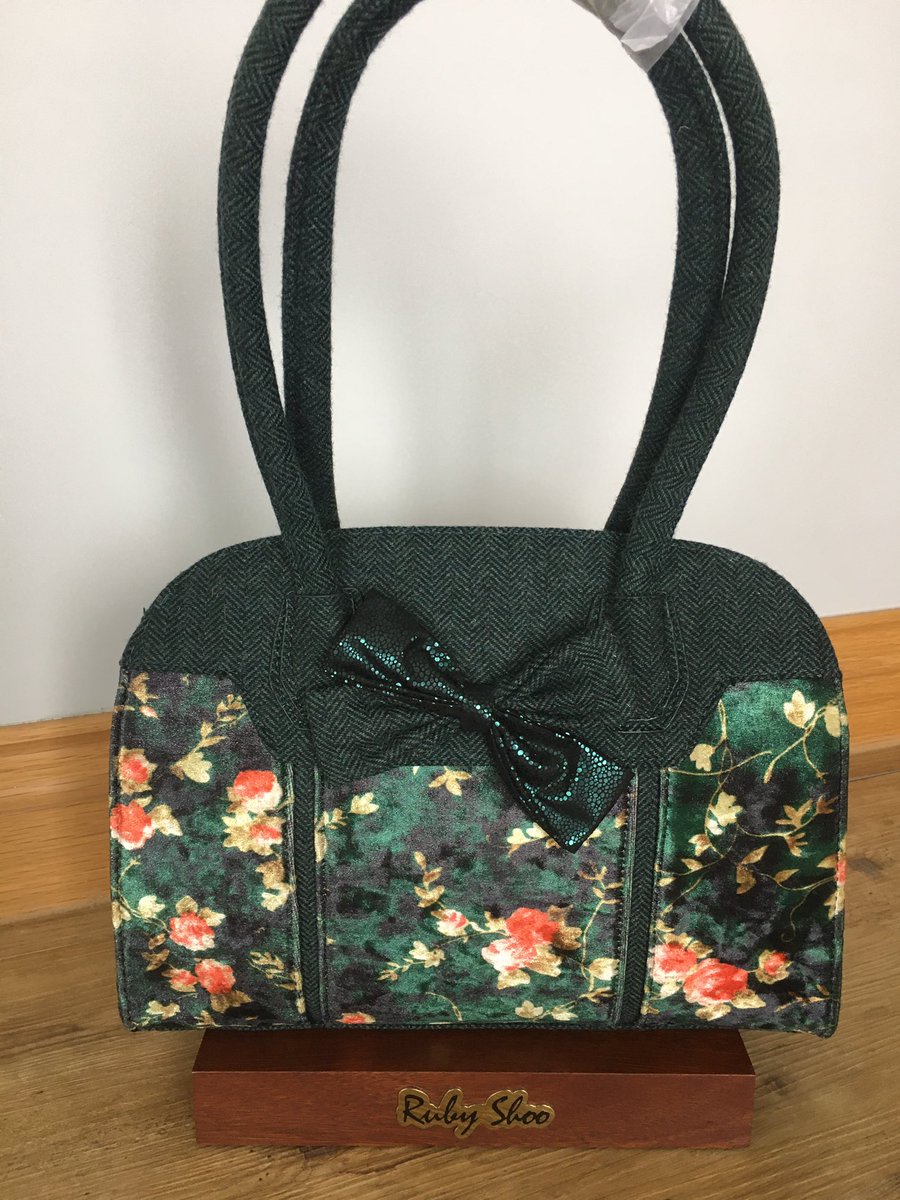 Brand new Denver bag in green. £36. £3.50 UK p&amp;p #rubyshoo #vegan #rockabilly #pinup #bags #handbags #baglover #lovebags
