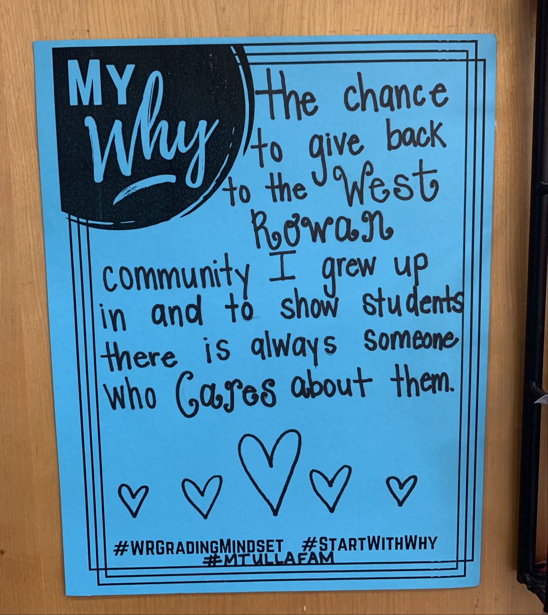 #WRGRADINGMINDSET #STARTWITHWHY <a href="/MtUllaES/">Mt. Ulla Elementary School</a>