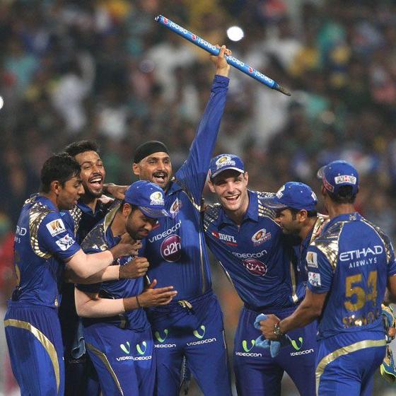 Pollard smashed 36 off 18 with 2 fours and 3 sixes, Rayudu hit 36* off 24 with 3 sixes,McCleneghan was the most successful bowler for MI with 3/25 in 4 overs Malinga and Harbhajan took 2 wickets each.MI clinched their 2nd IPL title following a crushing 41-run win over CSK.