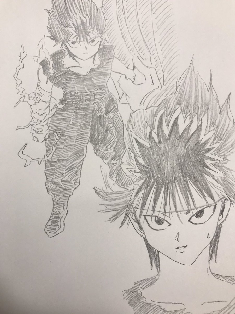 Rox 飛影はやっぱりかっこいいなあ 幽遊白書 飛影 一発描き Rox 飛影はやっぱりかっこいいなあ 幽遊白書 飛影 一発描き