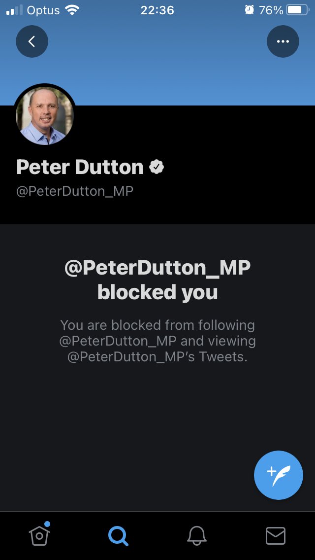 fungus_x's tweet photo. Not sure what I did but he is my local MP?? #auspol #DuttonTheSnowflake #mashedspud https://t.co/8zQJlhCaQO