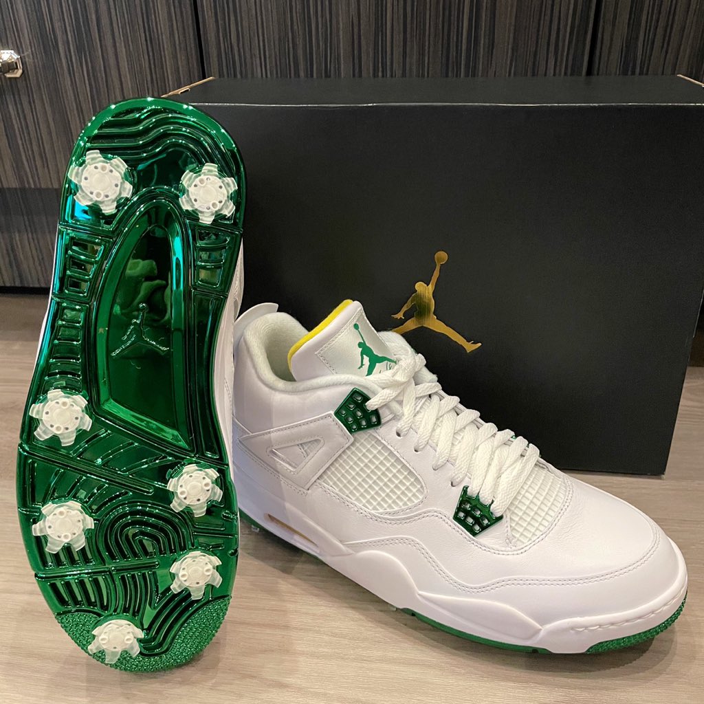 If I wasn’t ready for @TheMasters , I am now! 🔥 🔥 🔥  @Jumpman23 #themasters #mastersweek #jordans