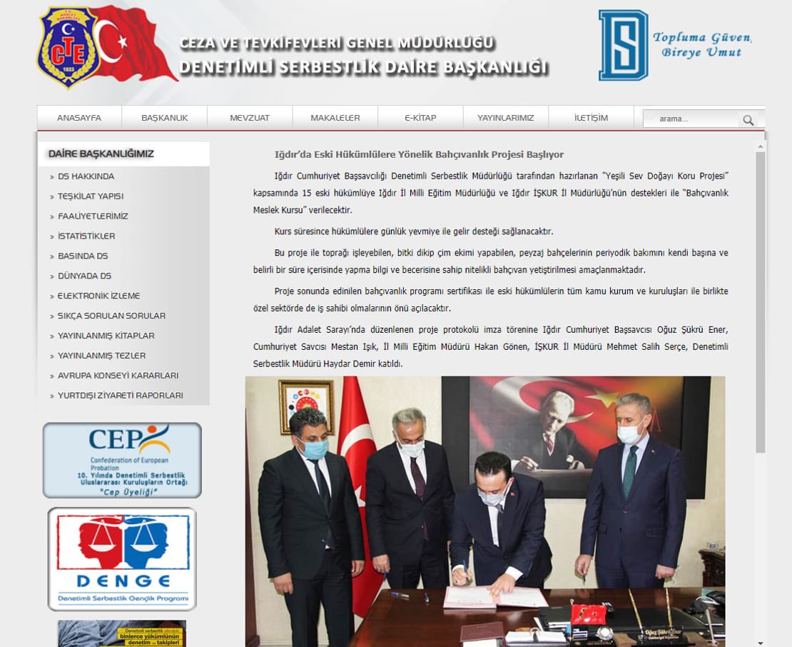 Bahçıvanlık projesi ön protokol proje ortaklarıyla imzalandı.IĞDIR DSM