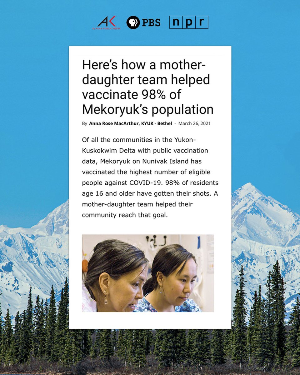 IllumiNative's tweet image. Today on #WorldHealthDay we are celebrating more than 1 million Native Americans vaccinated!

Indian Country has led the way in getting our most vulnerable vaccinated first &amp;amp; then sharing with others in need.