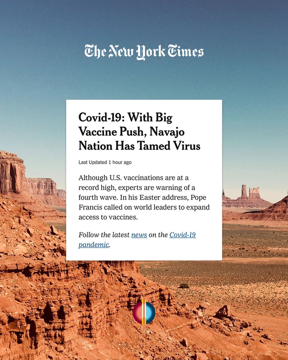 IllumiNative's tweet image. Today on #WorldHealthDay we are celebrating more than 1 million Native Americans vaccinated!

Indian Country has led the way in getting our most vulnerable vaccinated first &amp;amp; then sharing with others in need.