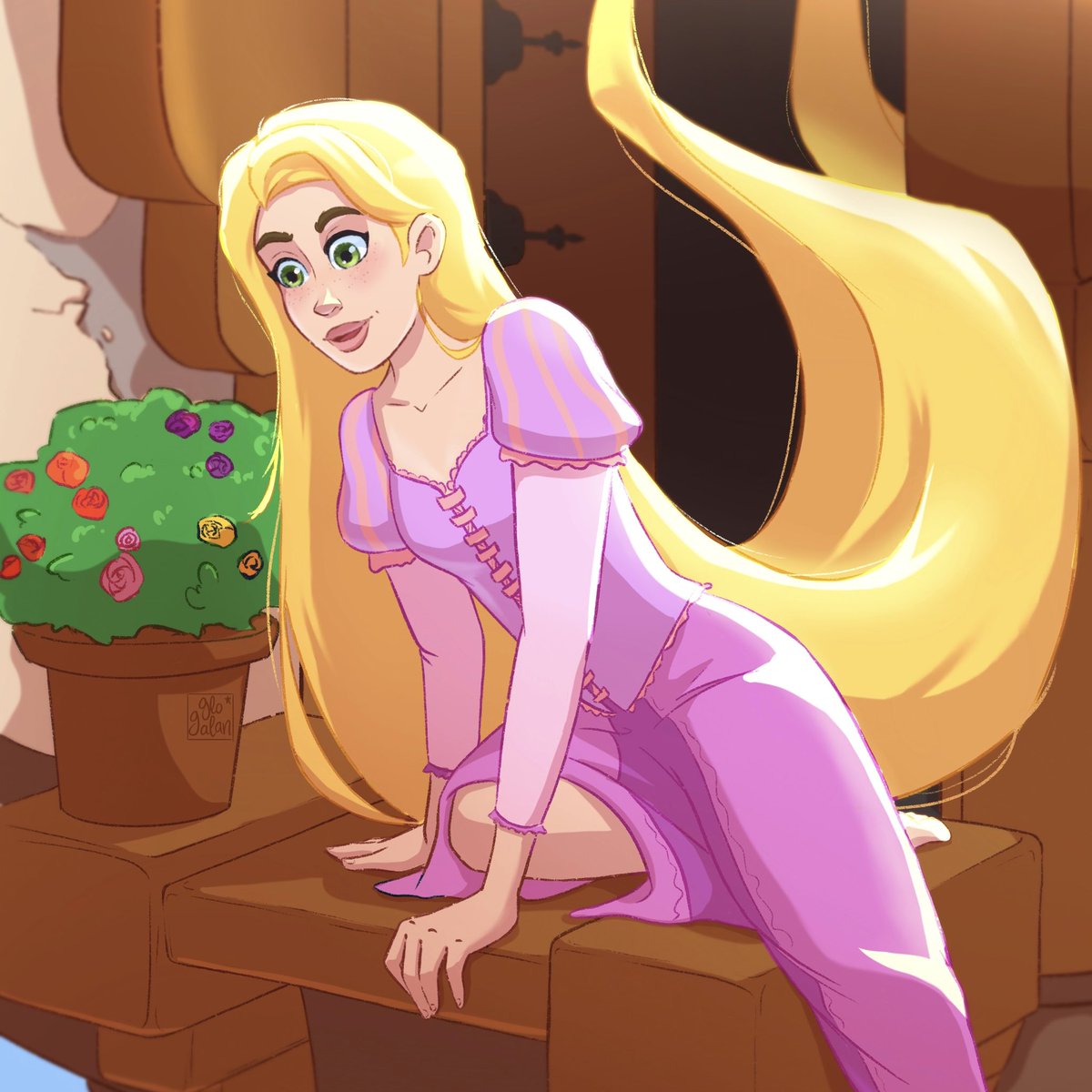 glogalan_'s tweet photo. Rapunzel is one of my favorite Disney princesses and also her design seems very cute π€ I hope you like this illustration very muchπ
#rapunzel #tangleddisney #disneyfan #disneyprincess #illustration #digitalart #disneystyle #girlsinanimation #ilustraciondigital https://t.co/fJpDlaJxCR