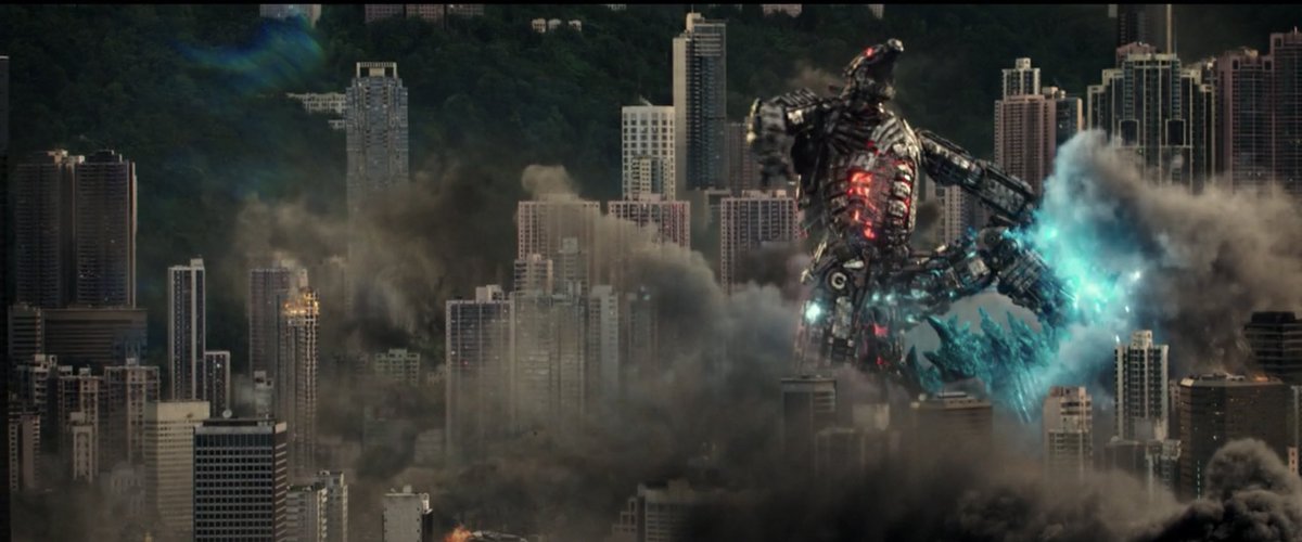 At this point, Mechagodzilla has been completed, goes crazy and starts beating Godzilla down because Godzilla wasted all his energy battling Kong. Kong is then revived and Jia convinces him to help Godzilla. Kong knows this is for the greater good and helps his enemy (11/17)