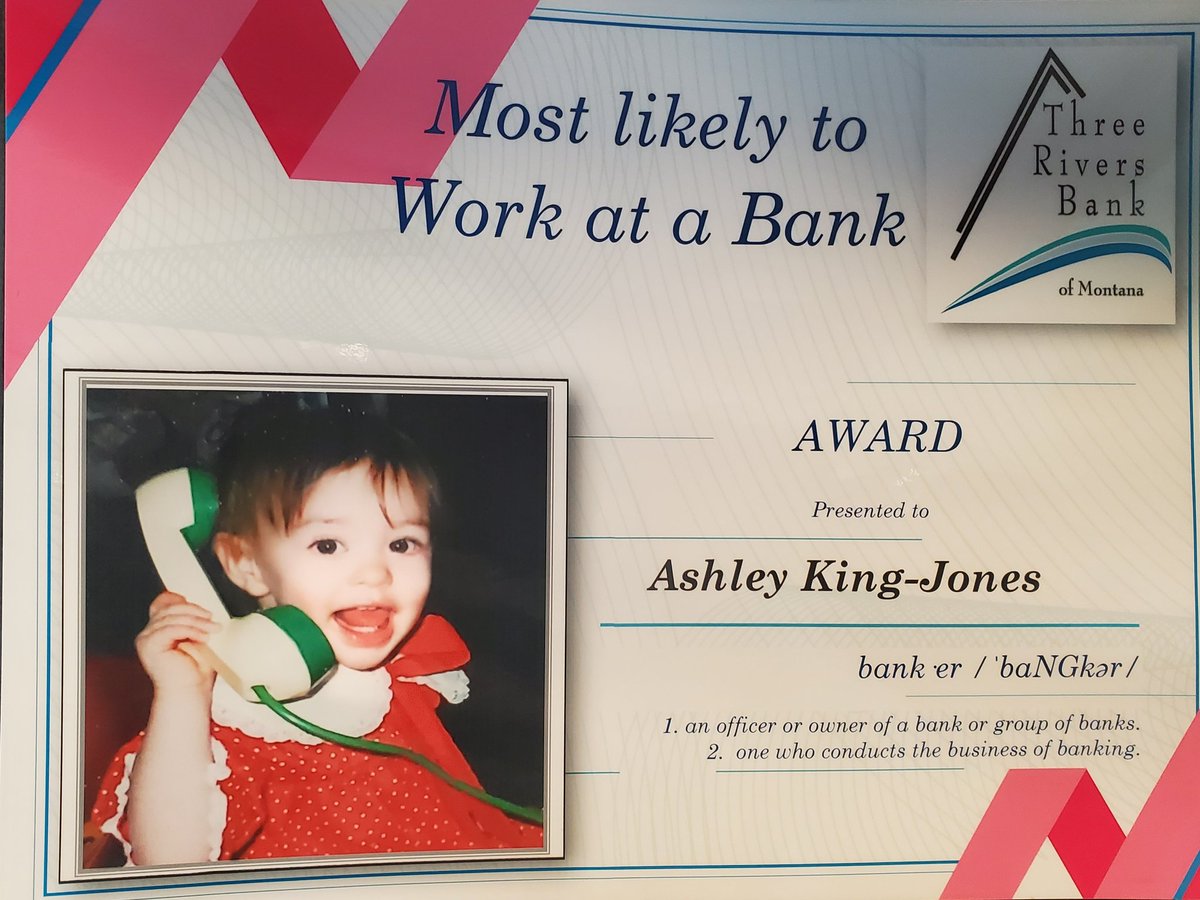 @threeriversbankmt had a little fun with baby pictures this week. #mostlikelytoworkatabank #whodis #communitybanker #startemyoung