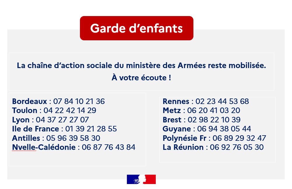 #OnestLàPourVous 
 
🟠 Nos assistantes sociales restent mobilisées pour vous soutenir, vous accompagner, vous écouter 

👉 plus d’infos e-socialdesarmees.fr
 
#NotreDéfense <a href="/Armees_Gouv/">Ministère des Armées et des Anciens combattants</a> #CohésionDéfense
#confinementSaison3 #COVID19 #crèches #ecolealamaison