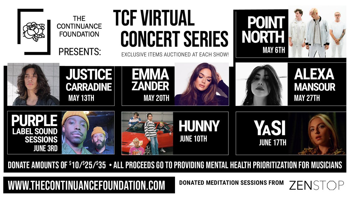 TCF Presents: Virtual Concert Series. Read More &amp; Buy Tickets Here: dev-1.ee.bkstg.it/category/tcfse…