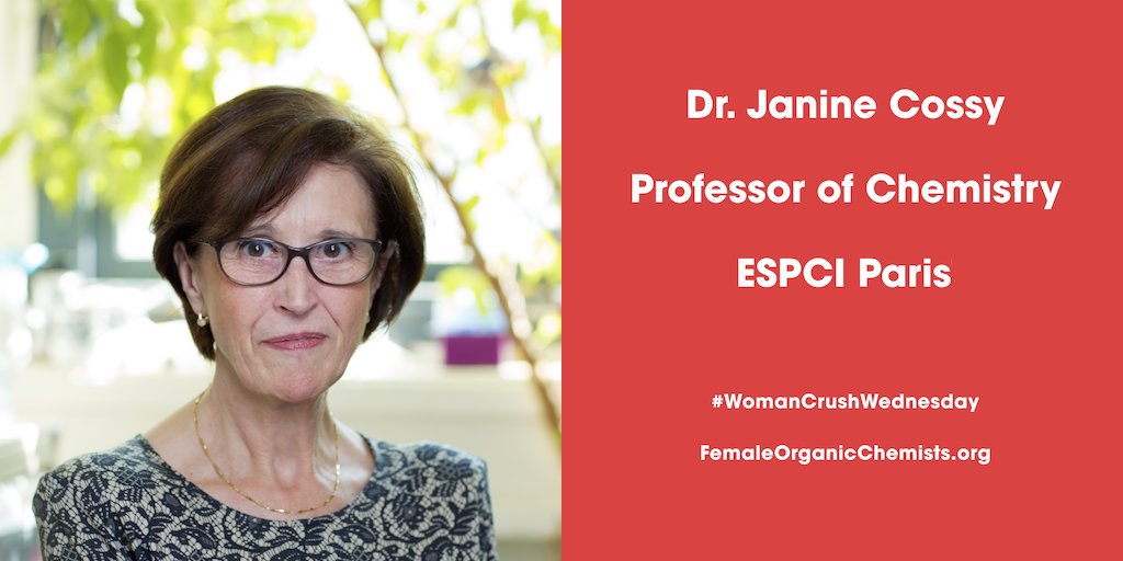FemOrgChem's tweet photo. Happy #WomanCrushWednesday to this week's crush, Janine Cossy! https://t.co/wk60u8E7IM