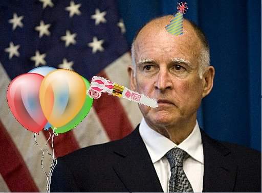 Happy birthday to Jerry Brown, the best governor a state could ask for. 