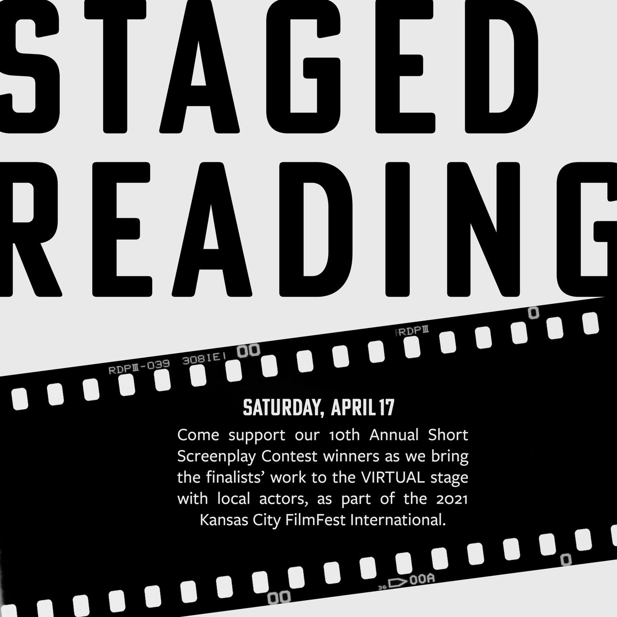 Join us on Saturday, April 17th from 2-4p CT for a VIRTUAL staged reading!

Our last 3 years' events sold out, get your tickets for this year's staged reading here: eventbrite.com/e/virtual-wifm…