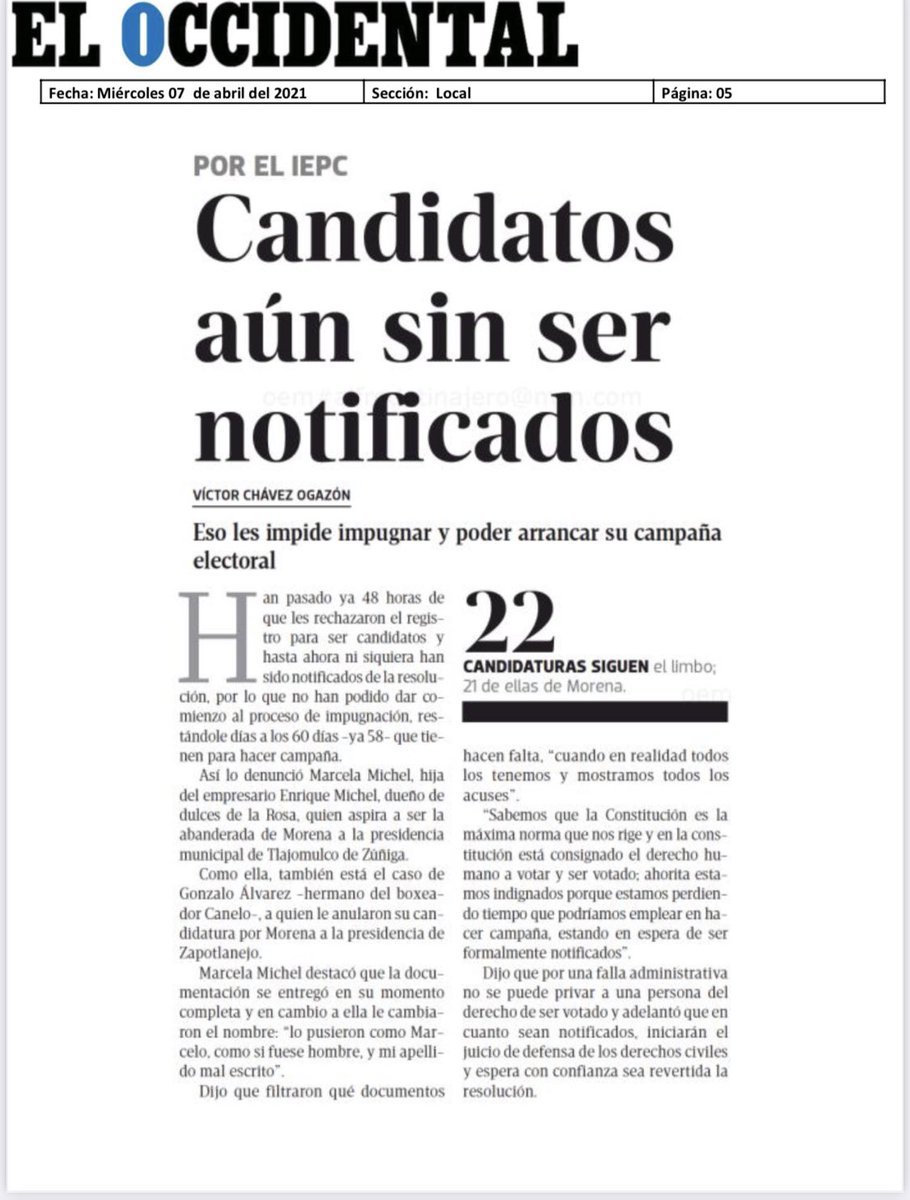 BitacoraPol's tweet photo. Y sigue la burda operación del @iepcjalisco y su titular @Alcaraz_Cross al servicio de MC https://t.co/NIHF8ifion