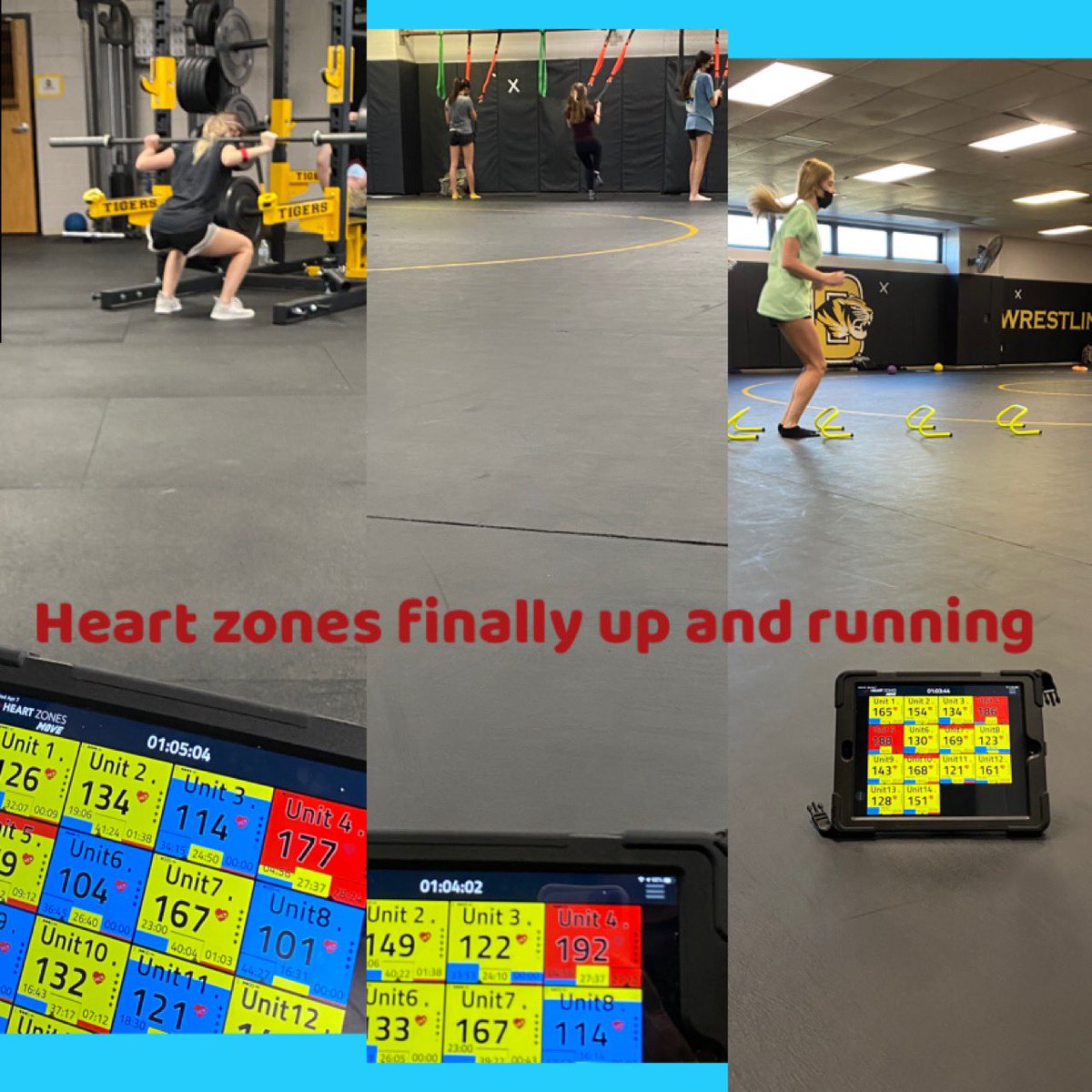 pe_ohs's tweet photo. PD training paid off- @HeartZonesInc. Heart rate monitors up and working. #msdr9 #OurHouSe https://t.co/R0l5vtYbzS