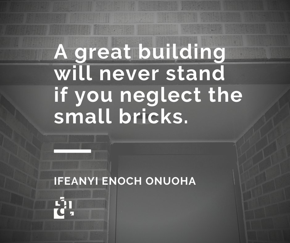 Our area of expertise is more architectural metals than bricks, but this #WednesdayWisdom still rings true.