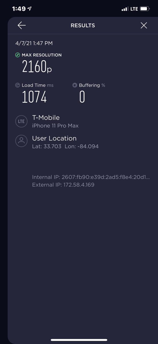 Skrill_Dilly's tweet image. 1 of 4,600,668 reasons to just change your @TMobile  plan to #MagentaMax right now. Literally #5GforAll...even on LTE 😂😂😂 😩 Thanks to @NevilleRay
