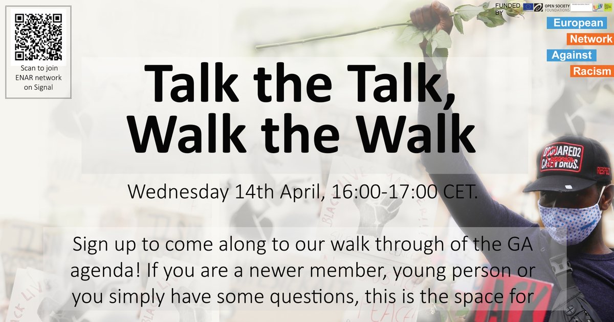 ENAREurope's tweet photo. #ENARGA: Did you already register to our event on "Talk the Talk, Walk the Walk" on 14 April, 16:00-17:00 CET?
👉Sign up to come along to our walk through of the GA agenda! If you are a new, young or you simply have questions, this is the space for you: https://t.co/wShQ3I3EaM https://t.co/HV9ceACRCe