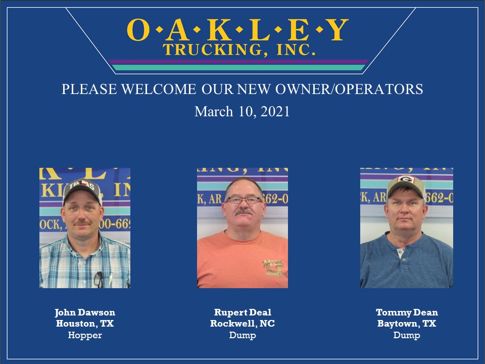 oakley trucking owner operators